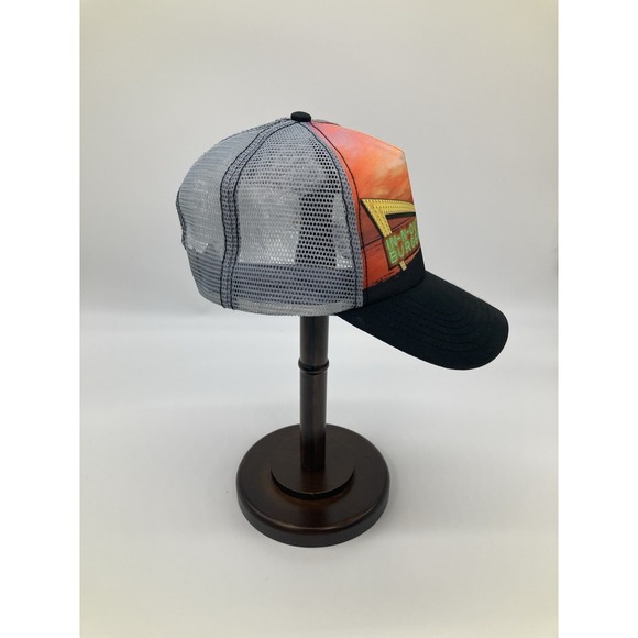 In N Out Burger Snapback Mesh Trucker Hat Baseball Cap Sunset Bear New One Size - Picture 6 of 10